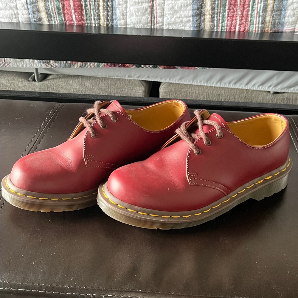 Dr. Martens Red Leather 1461